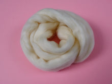 Load image into Gallery viewer, Natural Australian Merino Wool Top Roving 22 Microns