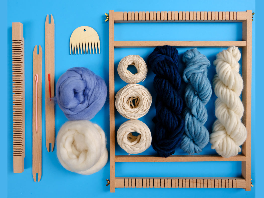 Ocean Weaving Kit with Medium Loom